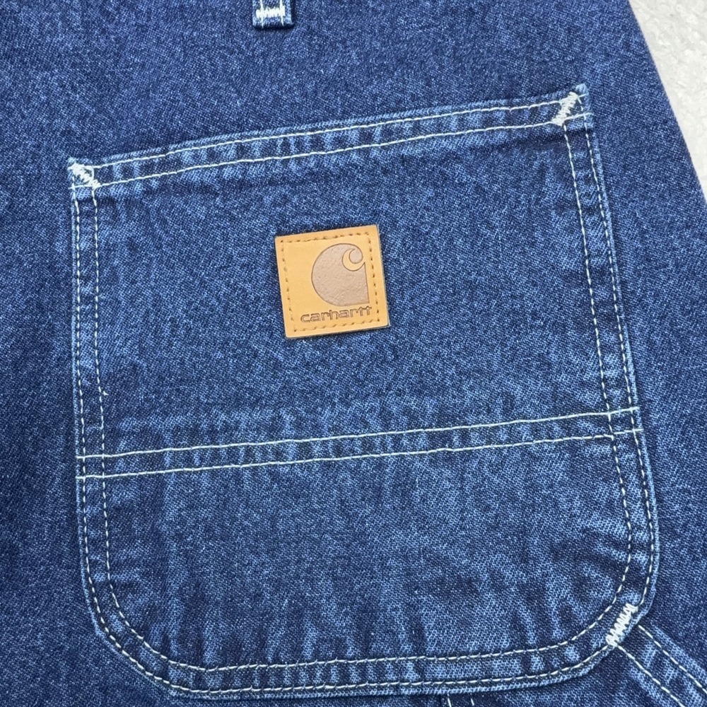 Carhartt Loose Original Fit Work Dungaree Jeans Mens 38x30 B13 DST NWT NOS - Picture 6 of 6